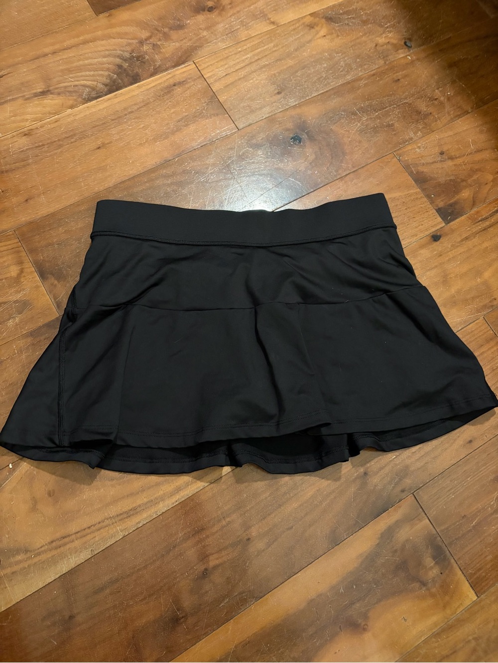 VS Black Athletic Mini Skirt with Built-In Shorts